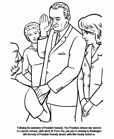 Bluebonkers : US Presidents coloring pages - President John ...