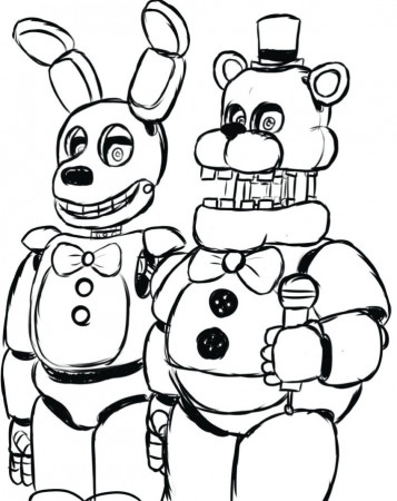 Five Nights At Freddy's Coloring Pages Collection - Whitesbelfast.com
