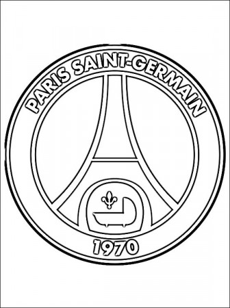 Logo of Paris Saint-Germain F.C. | Coloring pages