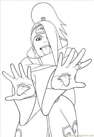 Naruto3 Coloring Page for Kids - Free Naruto Printable Coloring Pages  Online for Kids - ColoringPages101.com | Coloring Pages for Kids