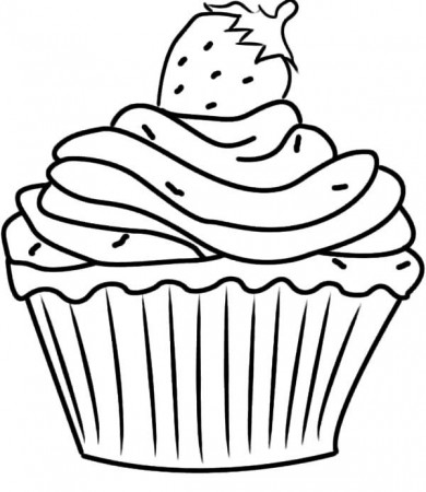 Cupcake coloring pages free to print - ColoringStar