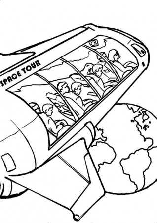 Space Travel Tour Coloring Pages | Best Place to Color