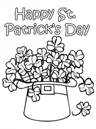 12 St. Patrick's Day Printable Coloring Pages for Adults & Kids