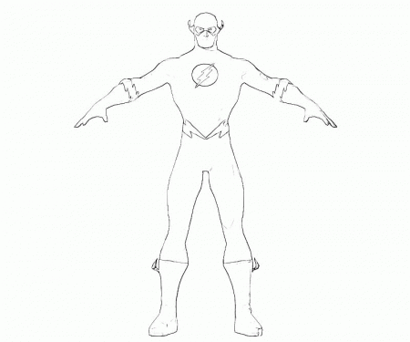 The Flash Coloring Pages: Running and Fighting - VoteForVerde.com