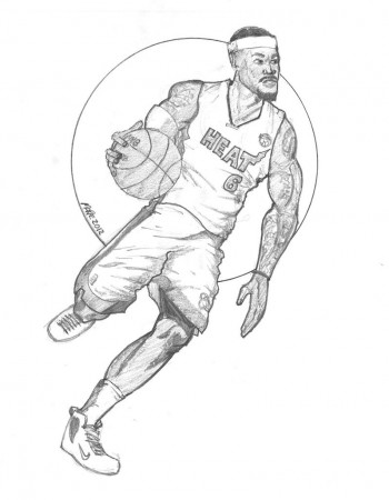 Miami Heat Players Coloring Pages - High Quality Coloring Pages