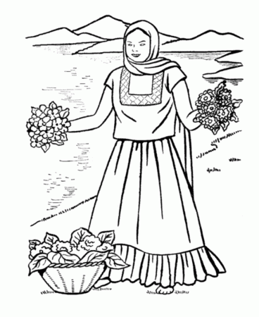 Christmas Mexico Coloring Pages - Ð¡oloring Pages For All Ages