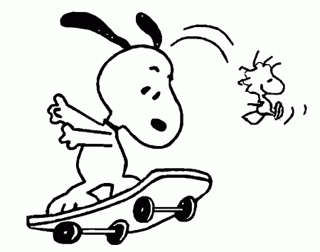 Snoopy Coloring Pages | Wecoloringpage