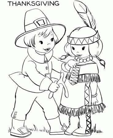 Native American For Children - Coloring Pages for Kids and for Adults