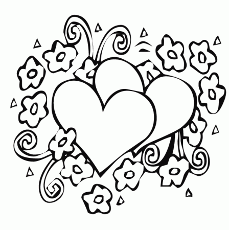 Hearts Coloring Pages - GetColoringPages.com