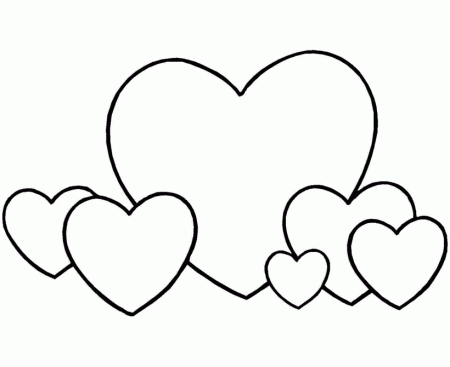 heart coloring pages valentines love hearts Coloring4free ...