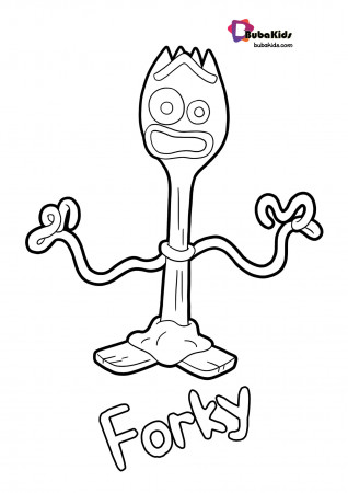 Coloring Pages : Toy Coloring Printable Forky Berbagi Ilmu Buzz ...