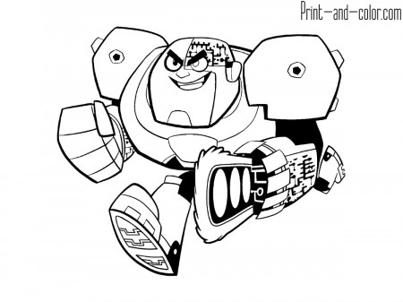 Teen Titans Coloring Pages Teen Titans Go Coloring Pages Print And Color -  birijus.com