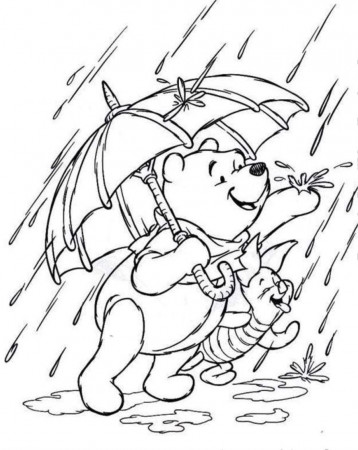 Rainy Day Coloring Pages Free Rain For Toddlers Preschoolers Alphabet –  Approachingtheelephant