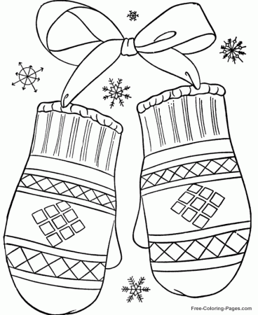 Free Winter Coloring Pages For Kindergarten, Download Free Clip Art, Free  Clip Art on Clipart Library