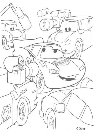 Cars coloring pages - Finn McMissile