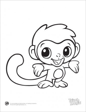 Cute Of Baby Animals - Coloring Pages for Kids and for Adults