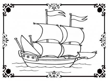 Printable Viking Ship Coloring Pages | Realistic Coloring Pages