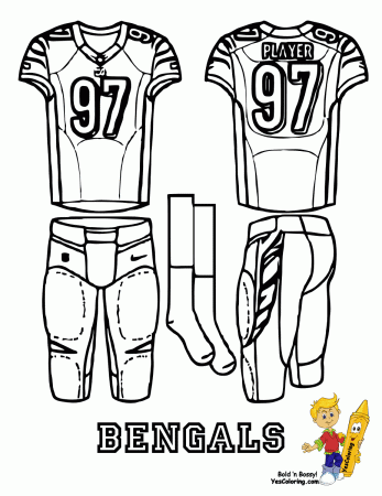 coloring pages of football. printable sports jersey template ...