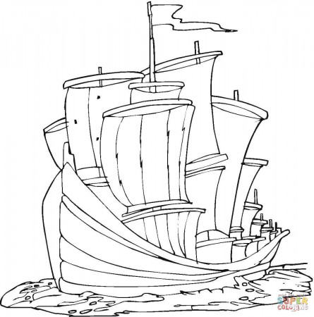Christopher Columbus coloring page | Free Printable Coloring Pages