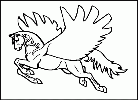 11 Pics of Pegasus Wings Coloring Pages - Unicorn with Wings ...