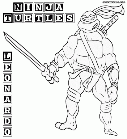 Ninja Turtle coloring pages | Coloring pages to download and print