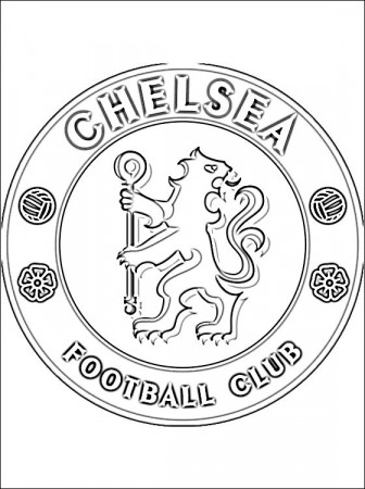 Emblem of Chelsea F.C. coloring page | Coloring pages