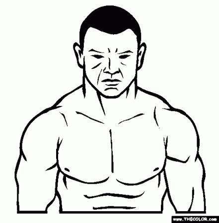 UFC coloring page | Art lessons, Coloring pages, Male sketch