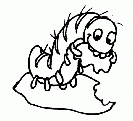 Pictures Letter Is For Caterpillar Coloring Page - Activity 