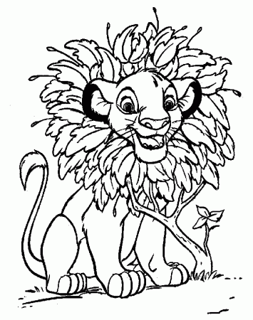 Coloring Pages Of Lion 442 | Free Printable Coloring Pages