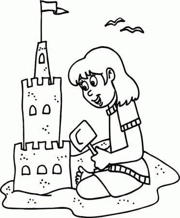 Summer Coloring Pages Tree House | Free Printable Coloring Pages