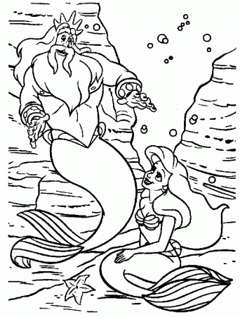The-Little-Mermaid-Coloring-Pages3 - Coloring Kids