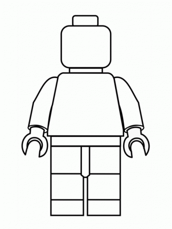 Lego Minifigure Coloring Pages Printable Coloring Pages For Kids 