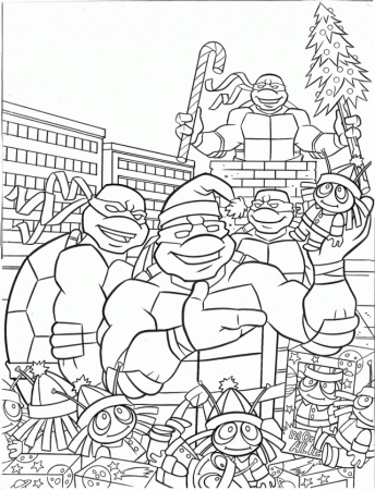 Ninja Turtles Coloring Pages Teenage Mutant Ninja Turtles Kids 