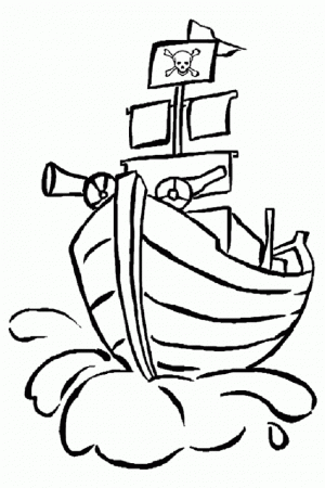 Coloring Pages Pirates Ship | download free printable coloring pages