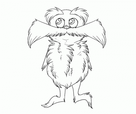 7 The Lorax Coloring Page