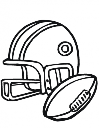 Coloring Pages Football Helmets