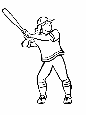 Baseball 7 Sports Coloring Pages & Coloring Book