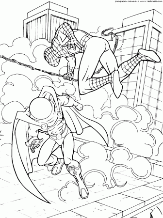 The Amazing Spider Man Coloring Pages: Spiderman Color Pages Print Out