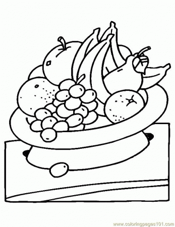fruit and blefhand print Colouring Pages (page 2)