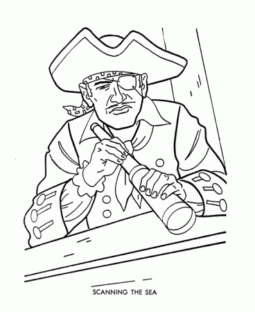 Bluebonkers: Caribbean Pirates of the Sea coloring pages 