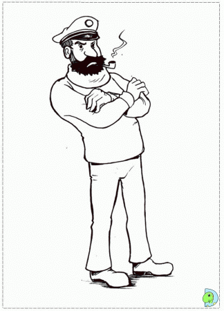 Tintin Coloring page