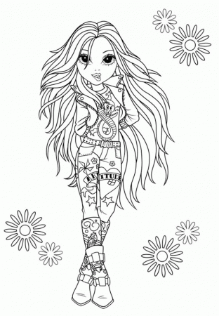 Moxie Girlz Coloring Pages (3) - Coloring Kids