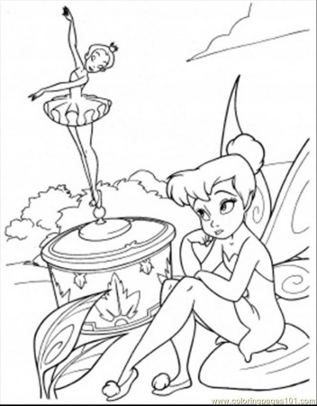 Coloring Pages Sadness In Her Eyes (Cartoons > Disney Fairies 