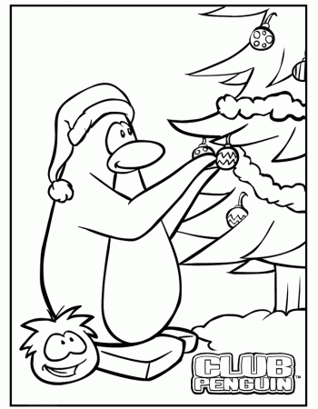 club penguin christmas coloring pages : New Coloring Pages