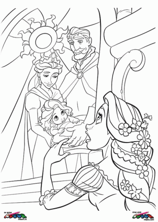 books of tel tangled Colouring Pages