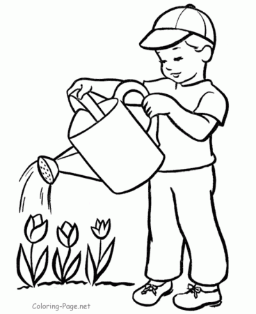 Summer Coloring Pages To Paint | Free Printable Coloring Pages