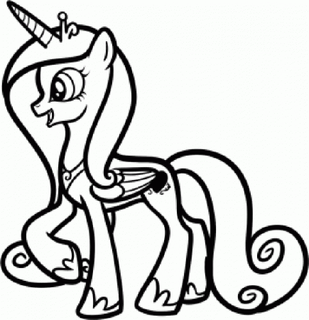 All My Little Pony Coloring Page | Cartoon Coloring Pages