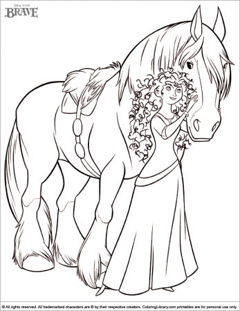 brave story Colouring Pages (page 2)