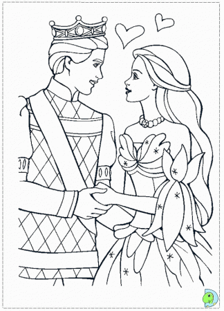 barbie of swan lake Colouring Pages
