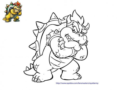 Mario Fire Flower Coloring Pages - Best Coloring Pages